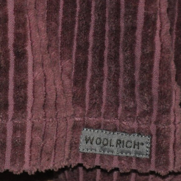 Vintage Woolrich Corduroy Zip-up Coat Jacket Hazel Berry XL - Picture 7 of 9